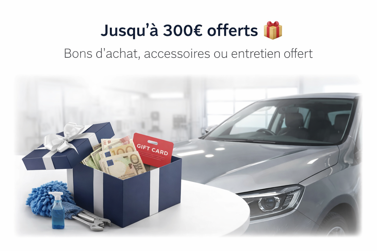 Jusqu'à 300€ de cadeaux